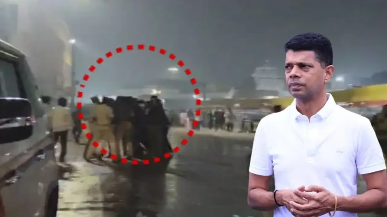 VK Pandian Shown Black Flag In Puri