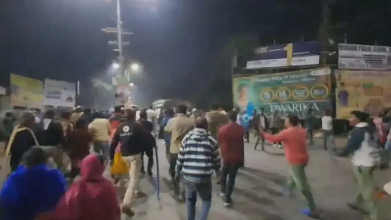 Immediately after the accident, hundreds of local people swarmed to the site, clamouring for action 