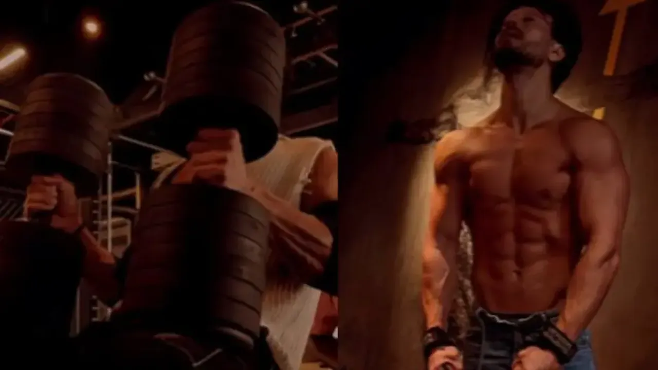 Tiger Shroff pushes limits with 60 kg dumbbell press; watch