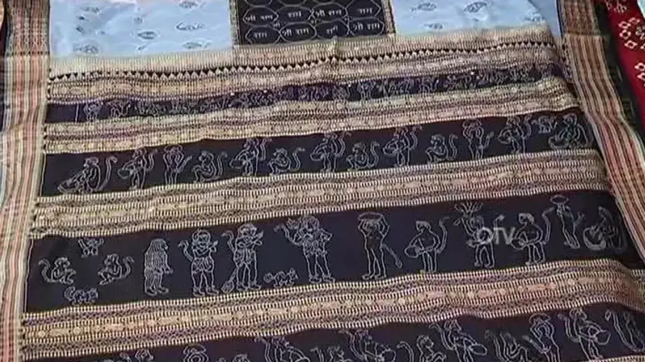 Sambalpur’s ‘Bandha Kala’ saree portraying Ramayan anecdote on way to Ayodhya; read on for details 