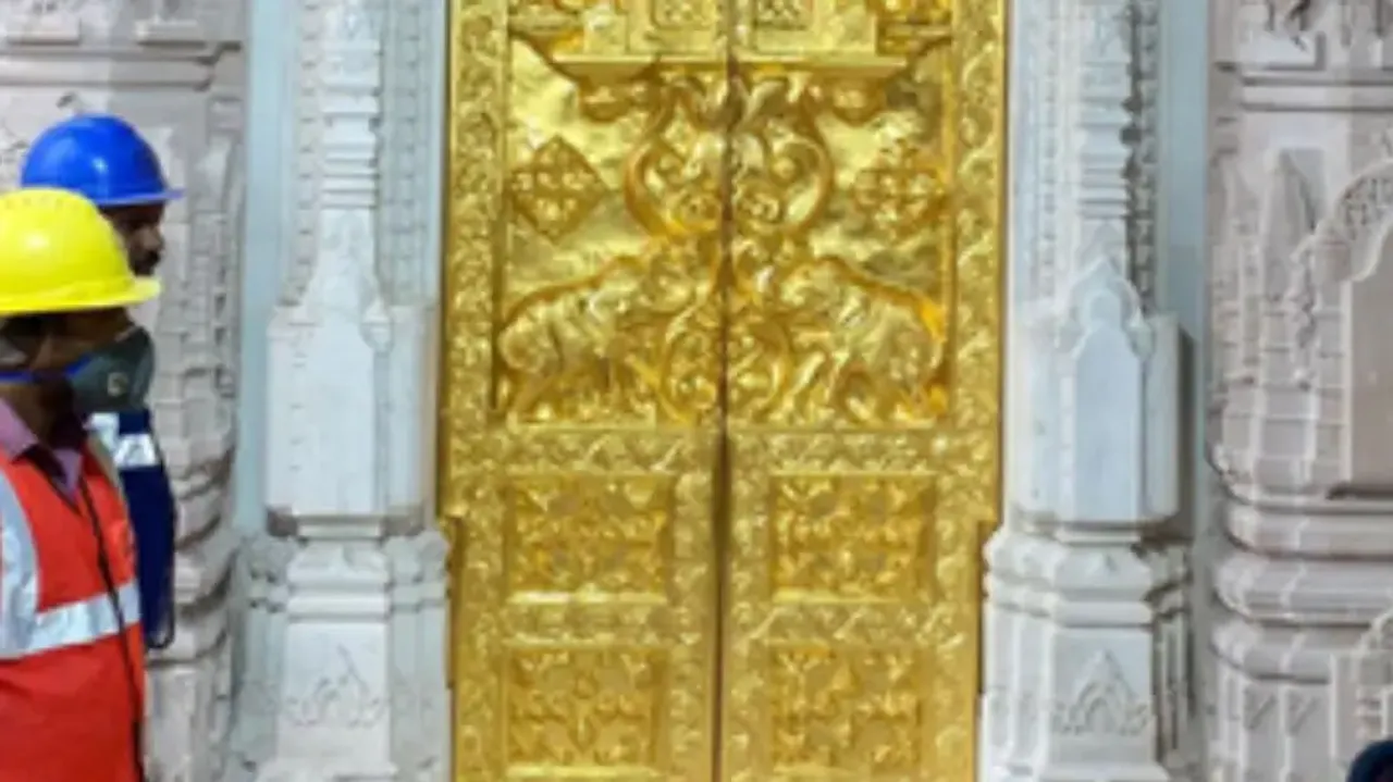Ram temple in Ayodhya gets its first 'gold' door ahead of Jan 22 inauguration