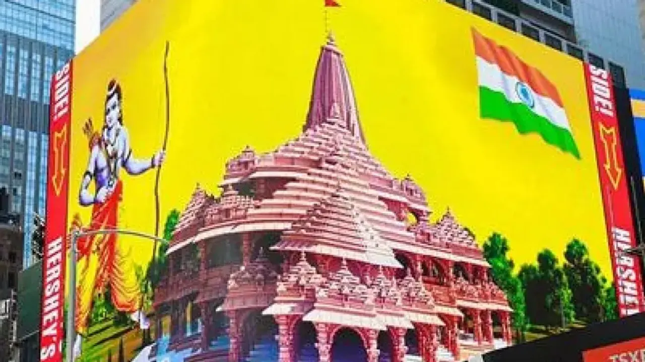 From New York’s Times Square to Lucknow’s Chowk, it is Lord Ram all the way