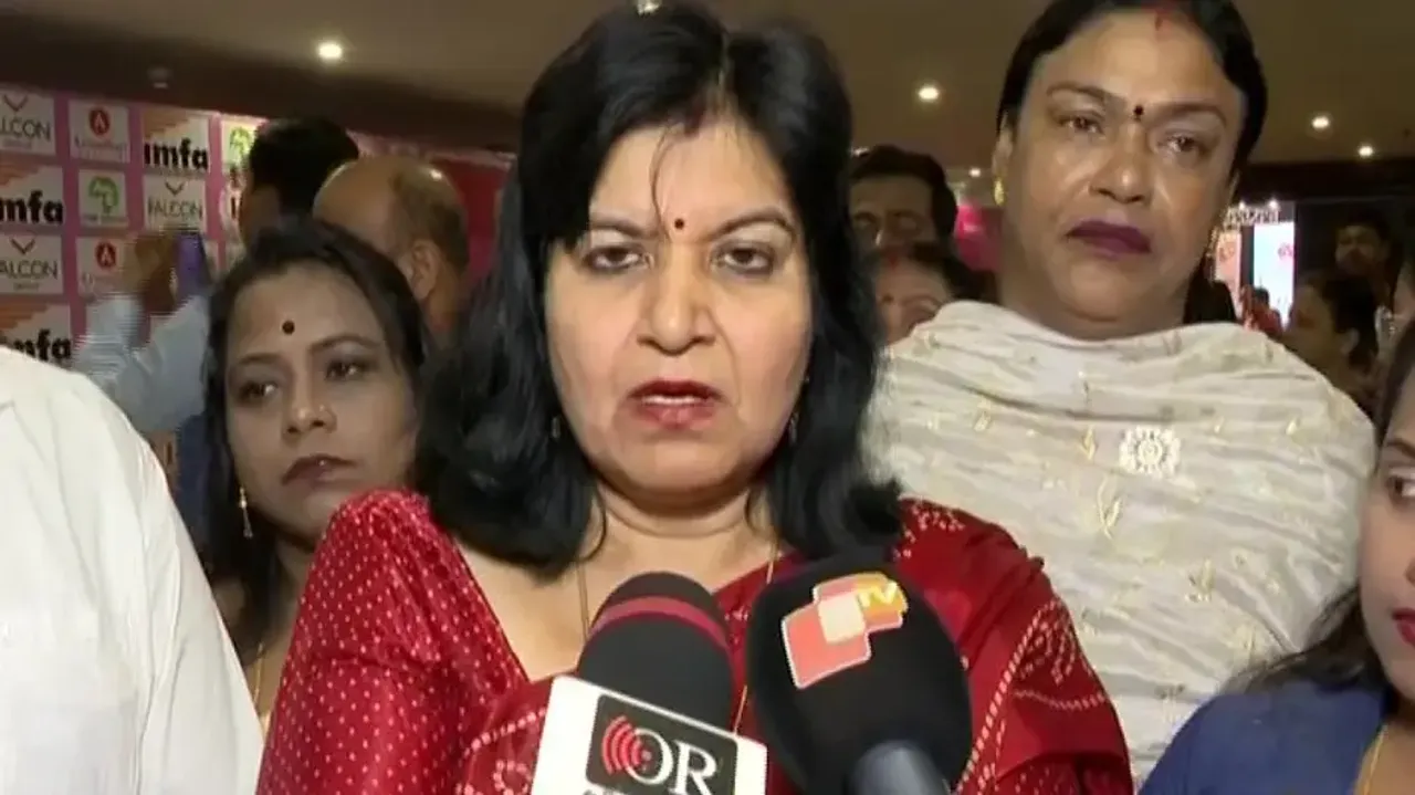 BJP MP Aparajita Sarangi targets BJD over Arpan Rath procession 