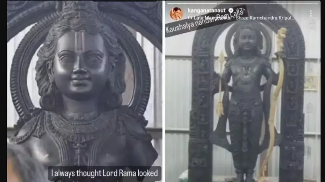 'My imaginations came alive': Kangana Ranaut all praise for Ram Lalla’s idol