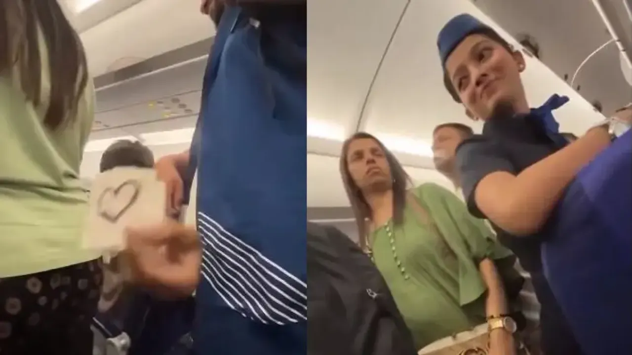 Youth hilariously tries to impress air hostess aboard flight