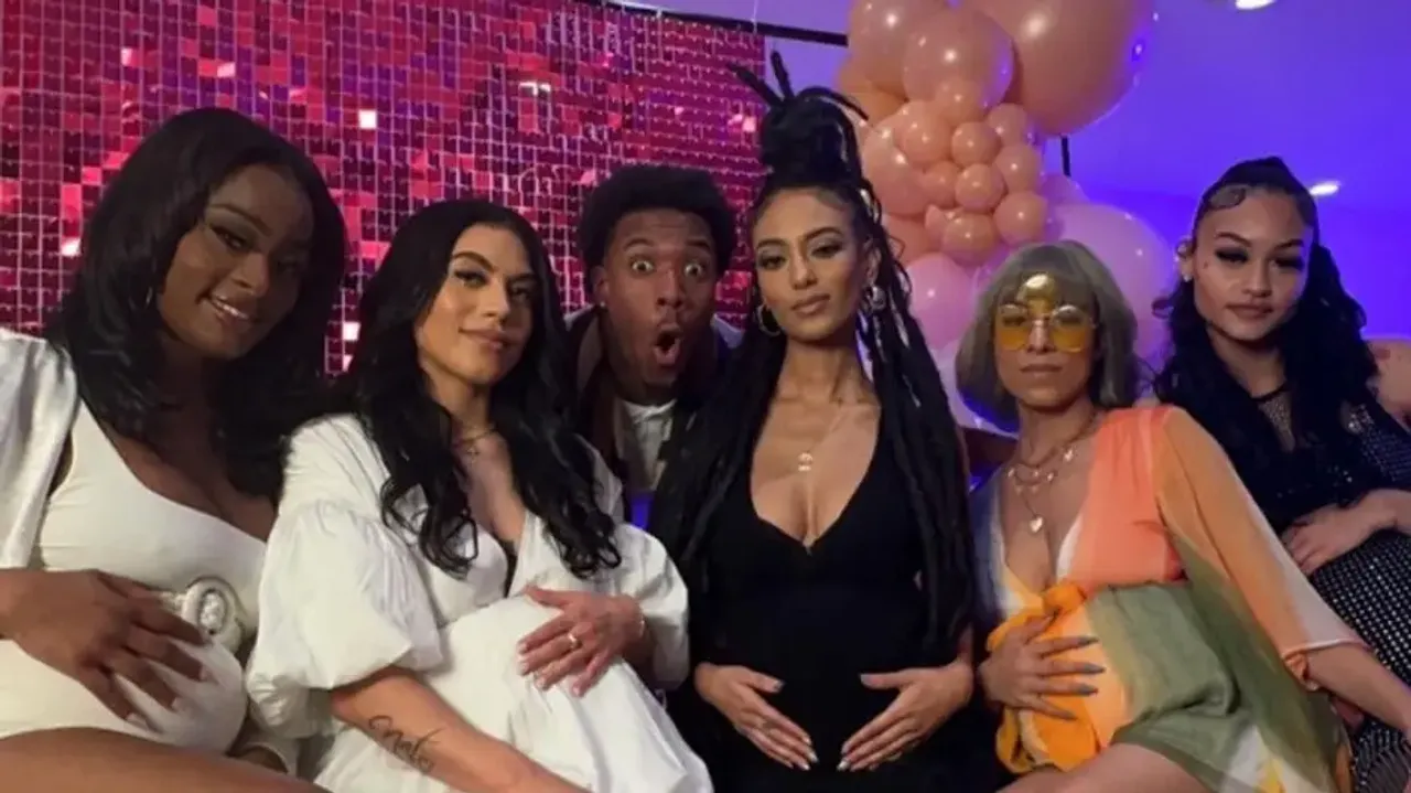 Youth hosts joint baby shower for his 5 women partners