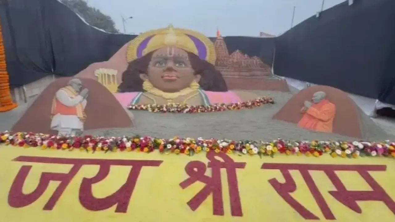 Eminent sand artist Sudarsan Pattnaik creates world’s largest sand art of Lord Ram, sets new world r