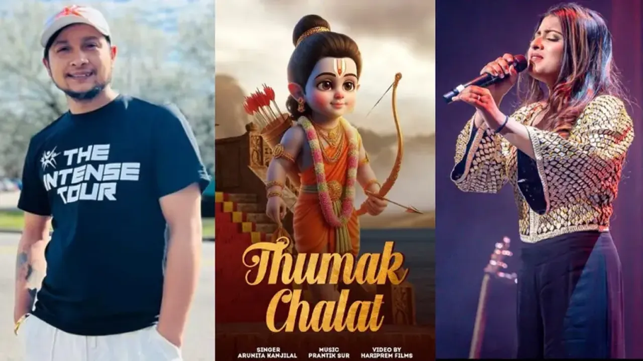 Pawandeep Rajan roots for Arunita Kanjilal’s new song on Sri Ram