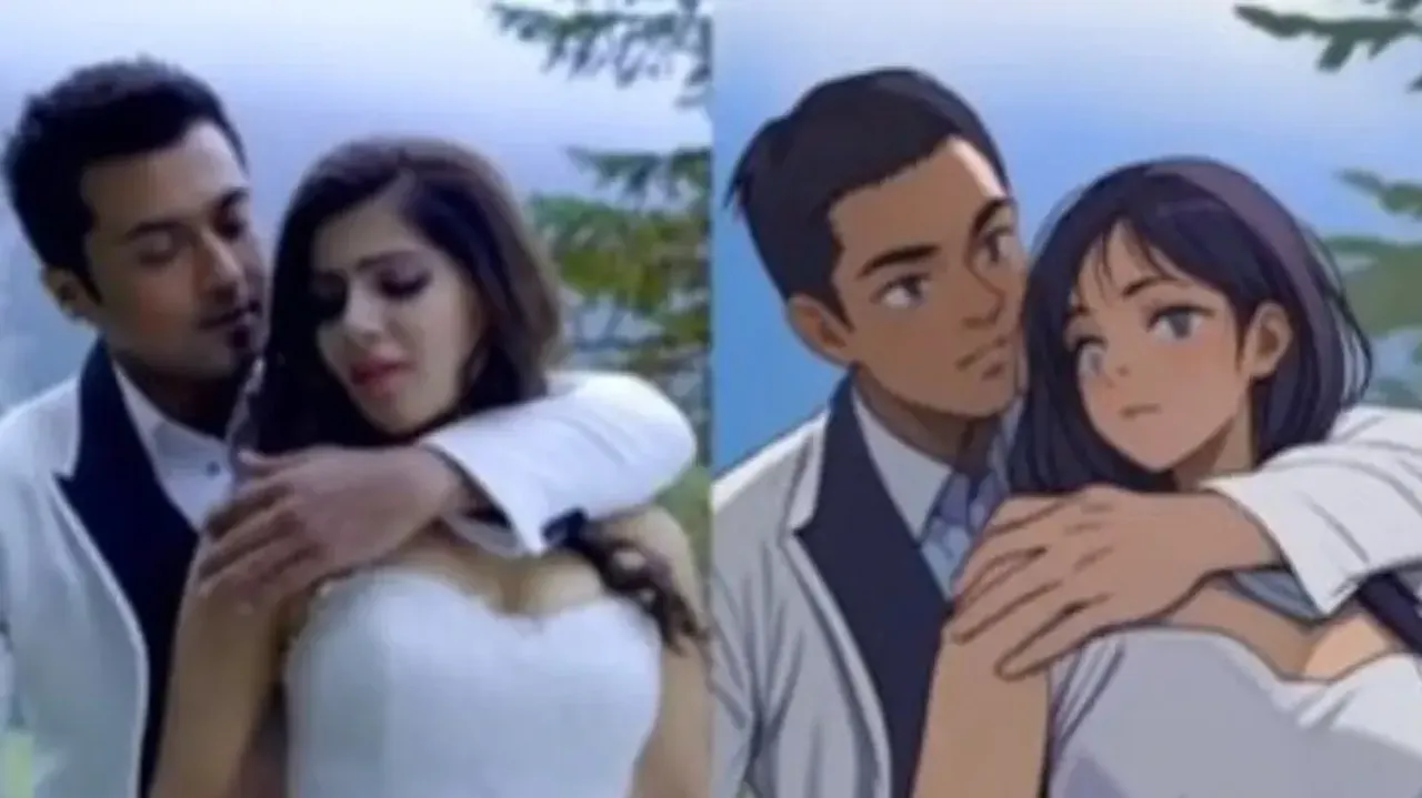 Suriya, Samantha's AI-transformed