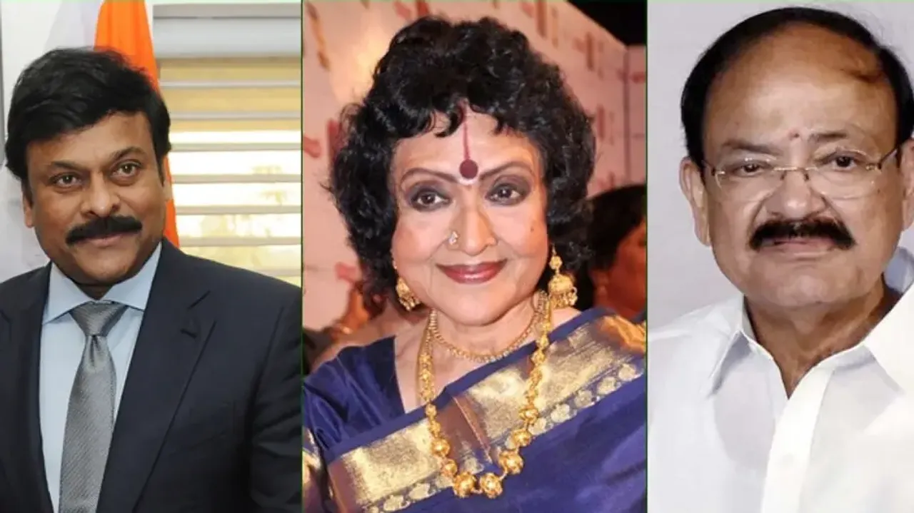 Vyjayantimala, Chiranjeevi conferred Padma Vibushan, Mithun, Usha Uthup get Padma Bhushan