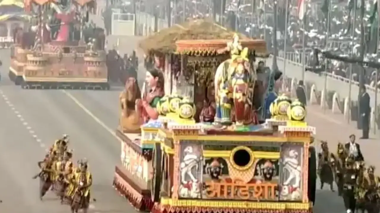 Odisha's tableau showcases women empowerment, rich handicrafts at Delhi R-Day parade