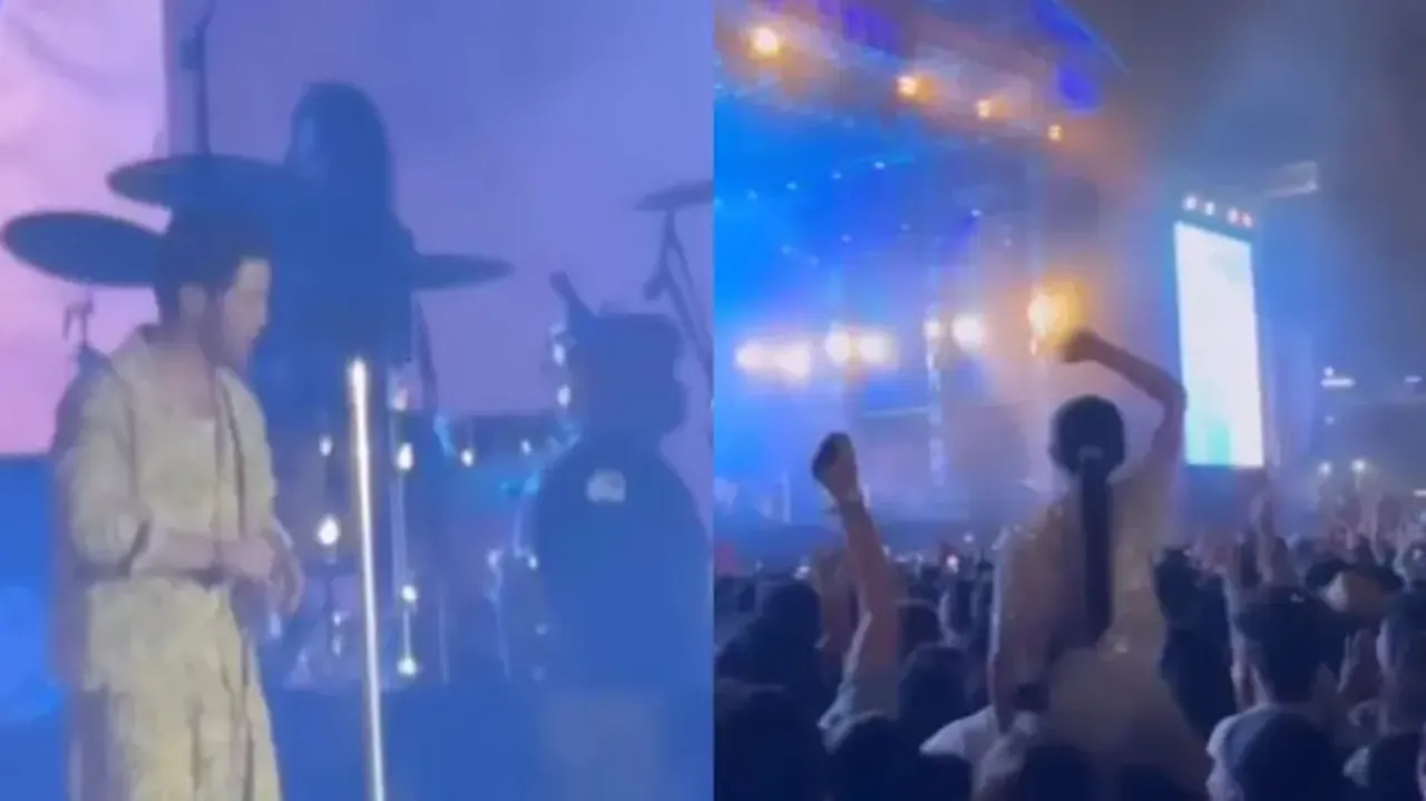 Watch: ‘National Jiju’ Nick Jonas gets “Jiju Jiju’ cheer from Indian fans during concert in Mumbai
