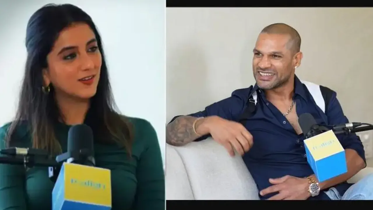 Shikhar Dhawan’s cheeky pun for anchor Karishma Mehta goes viral