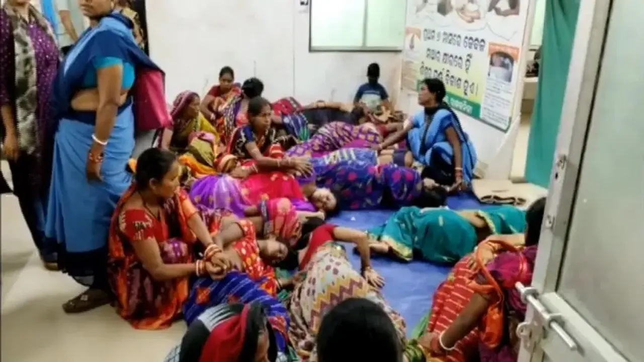Female Patients Left To Sleep On Floor At Rajkanika CHC