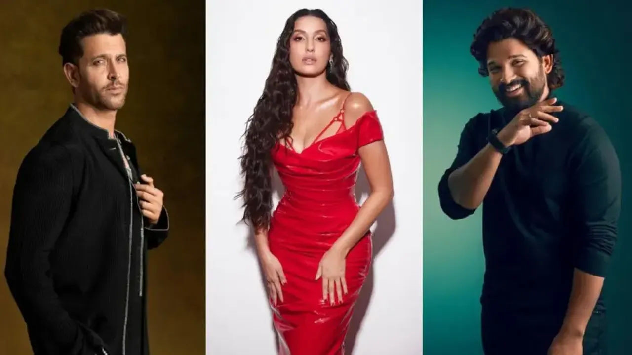 Hrithik Roshan, Nora Fatehi and Allu Arjun