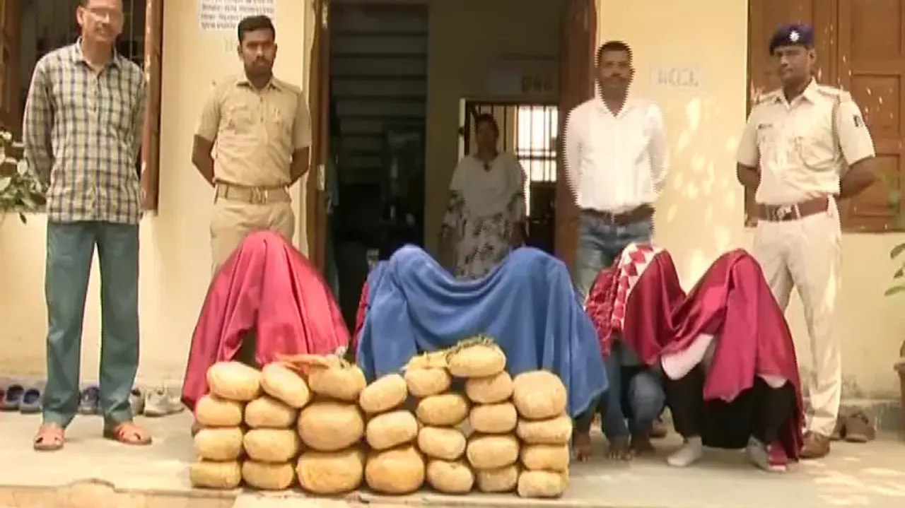 Ganja Seized In Bhubaneswar