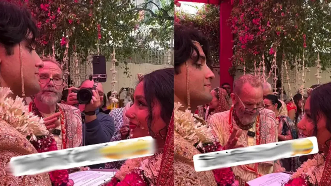 'Videshi' Pandit conducts Vedic marriage as per Hindu rituals; watch the end twist