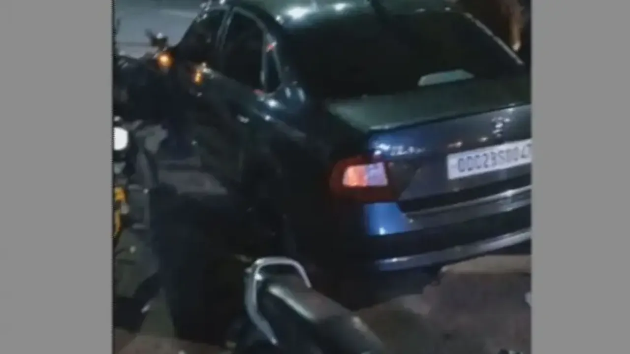 Speeding car causes series of accidents in Bhubaneswar