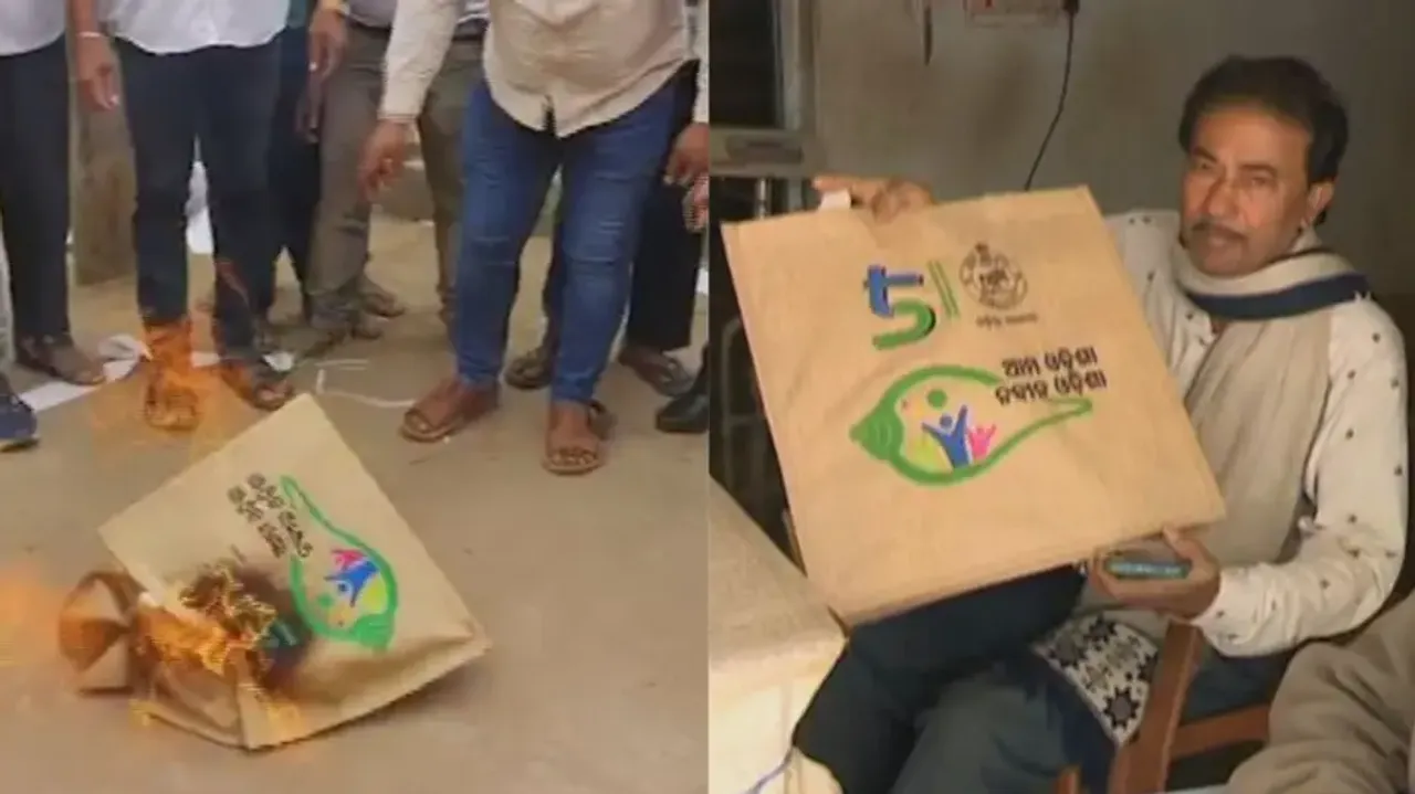 Row erupts over Nabin Odisha, 5T-branded bags at PDS outlets 
