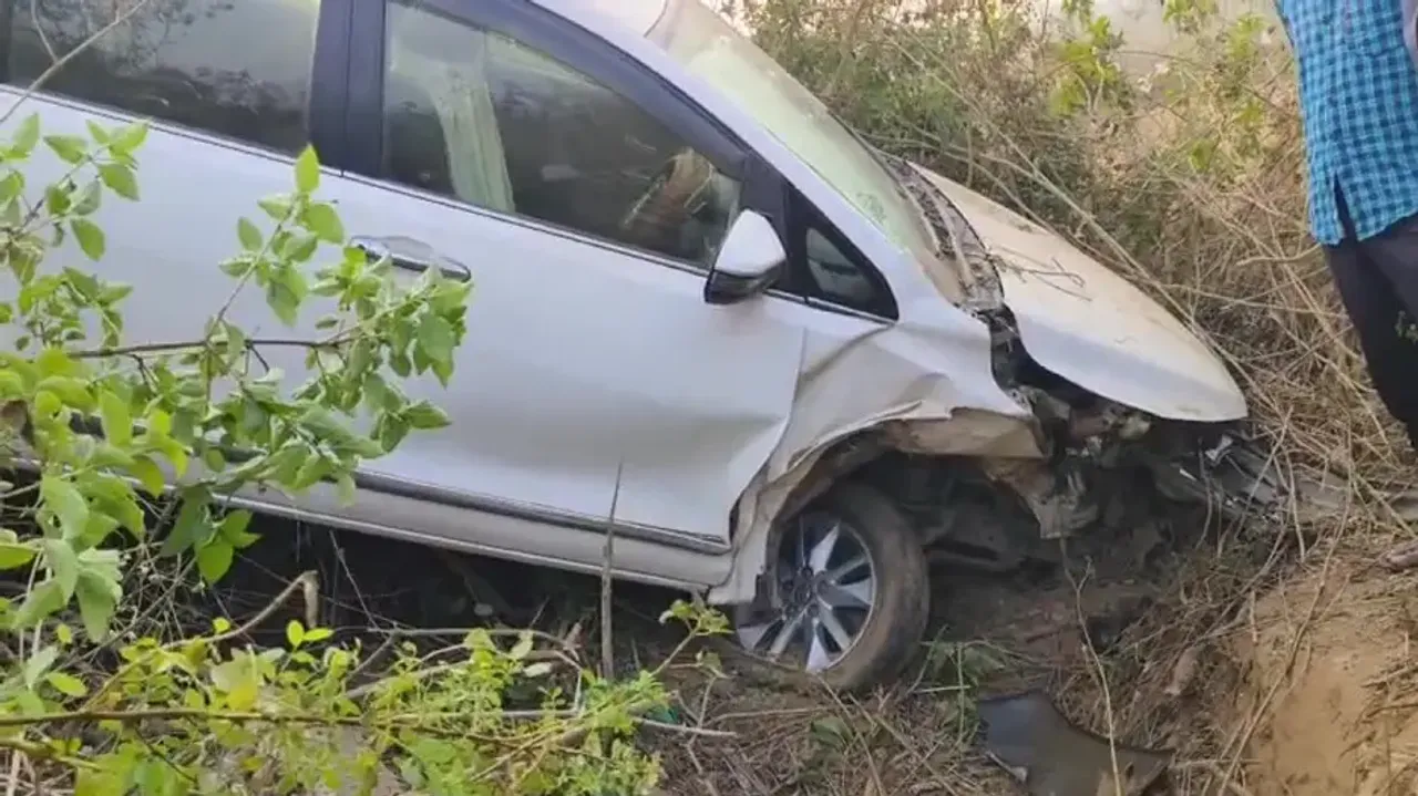 Nabarangpur MP Ramesh Chandra Majhi injured after his car meets with accident