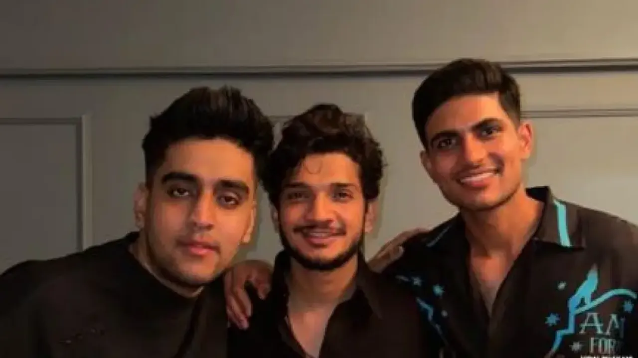 Munawar Faruqui spotted partying with cricketer Shubman Gill