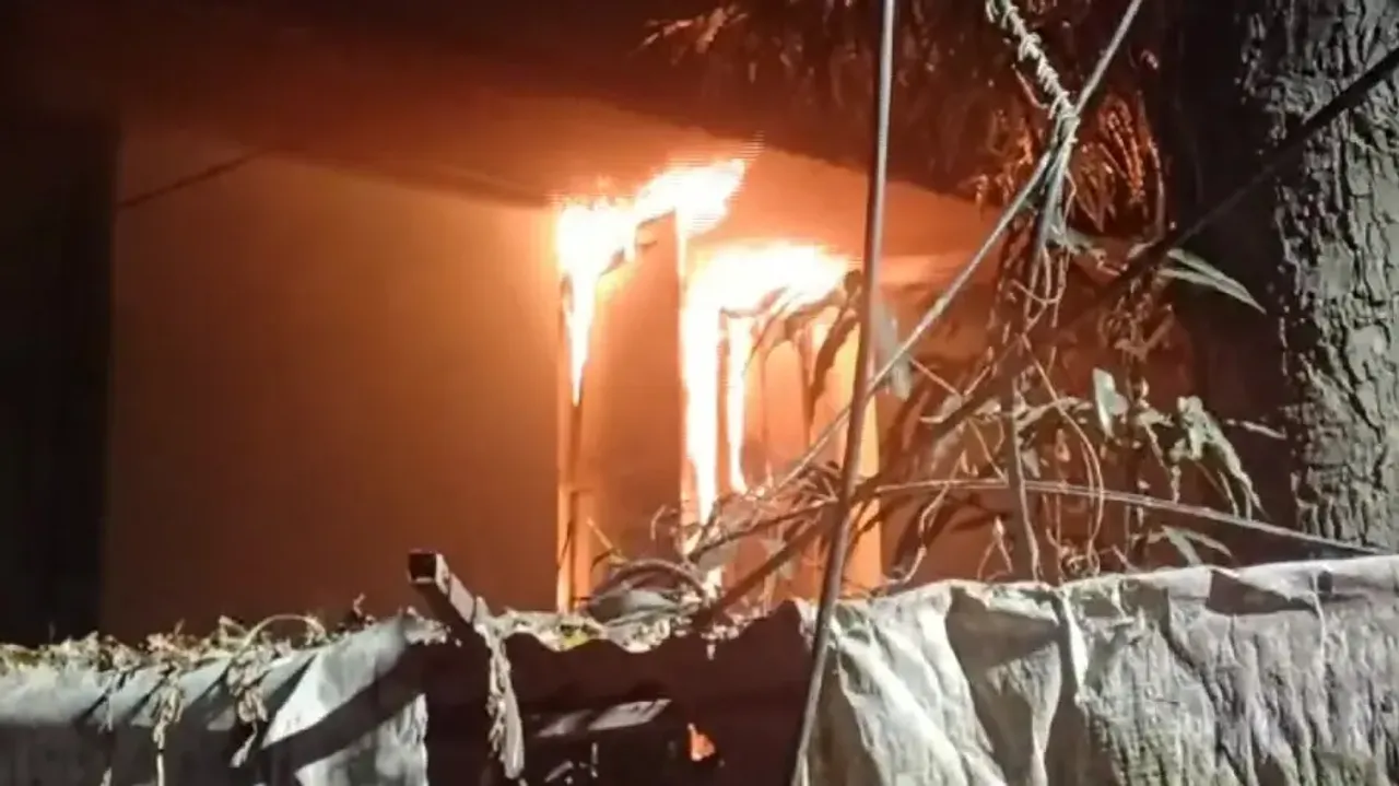 Fire At Paralakhemundi Municipality Office