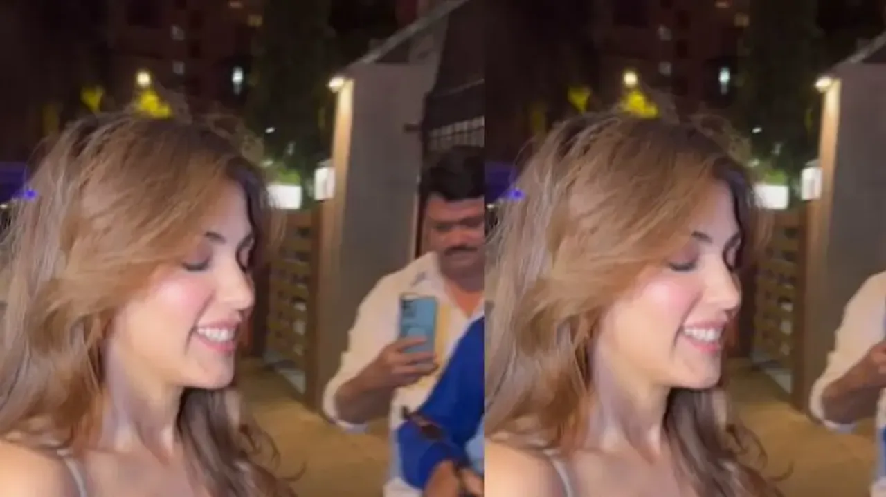 Rhea Chakraborty asks paps to maintain silence in Mumbai