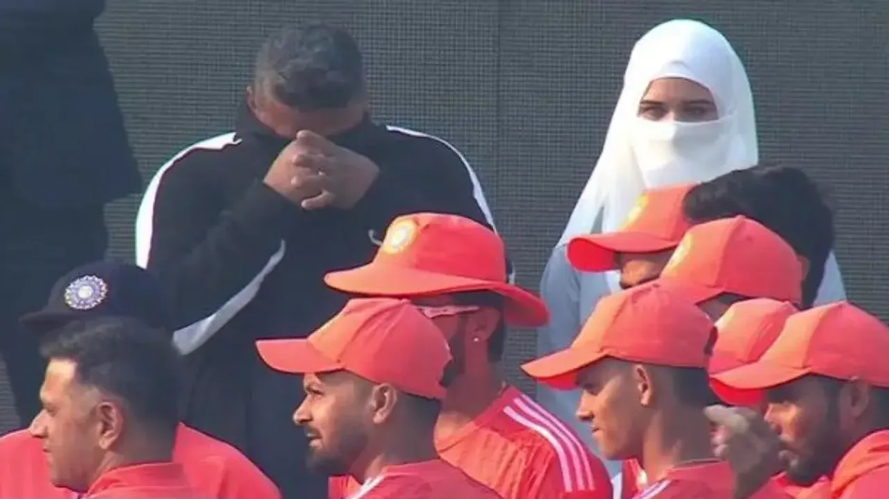 India vs England: Sarfaraz Khan’s father bursts into tears over son’s maiden Indian Test cap