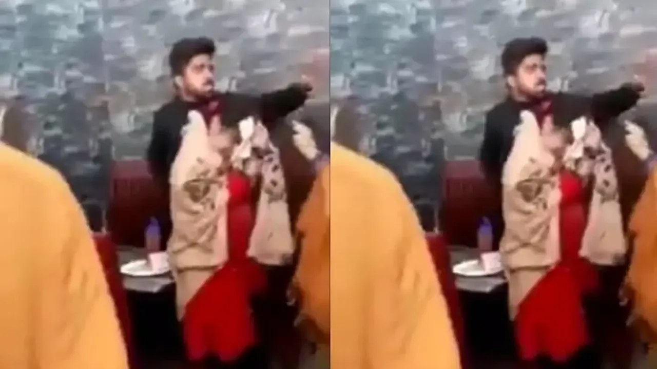 Valentine’s Day gone wrong: Couple gets caught by girl’s mother, brutally thrashed with slipper