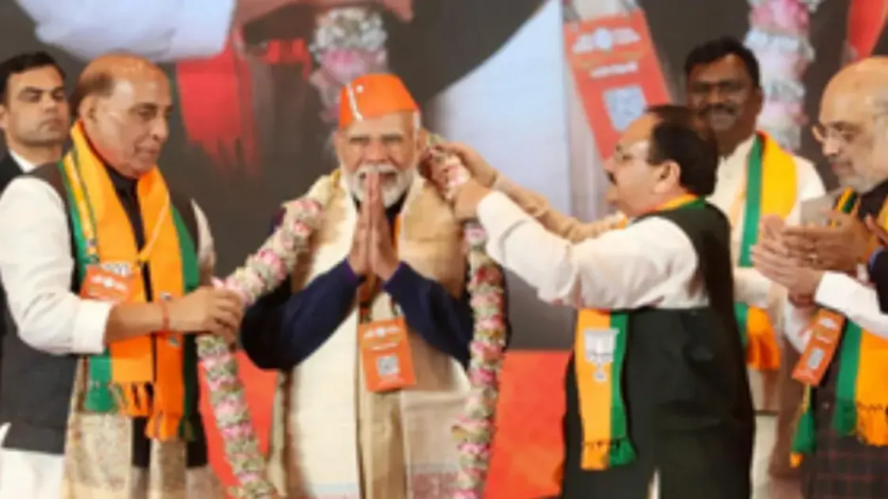 BJP national convention passes political resolution