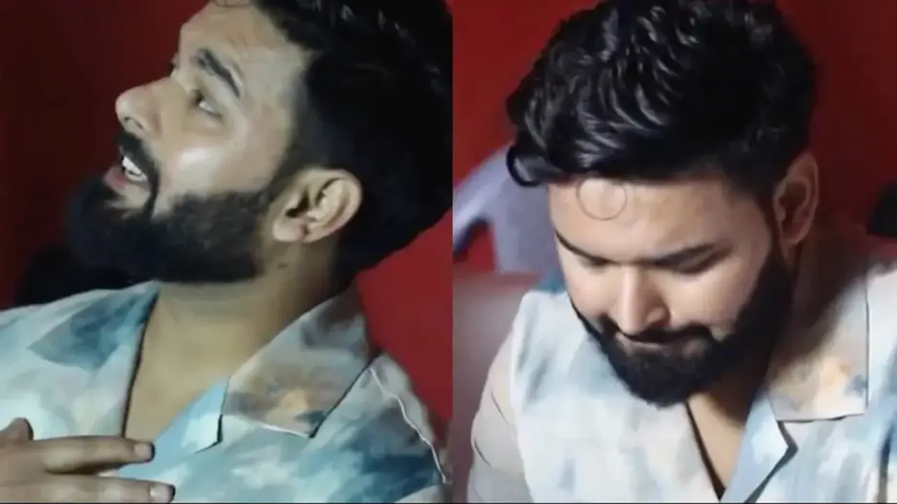 Rishabh Pant gets angry on ad shoot set