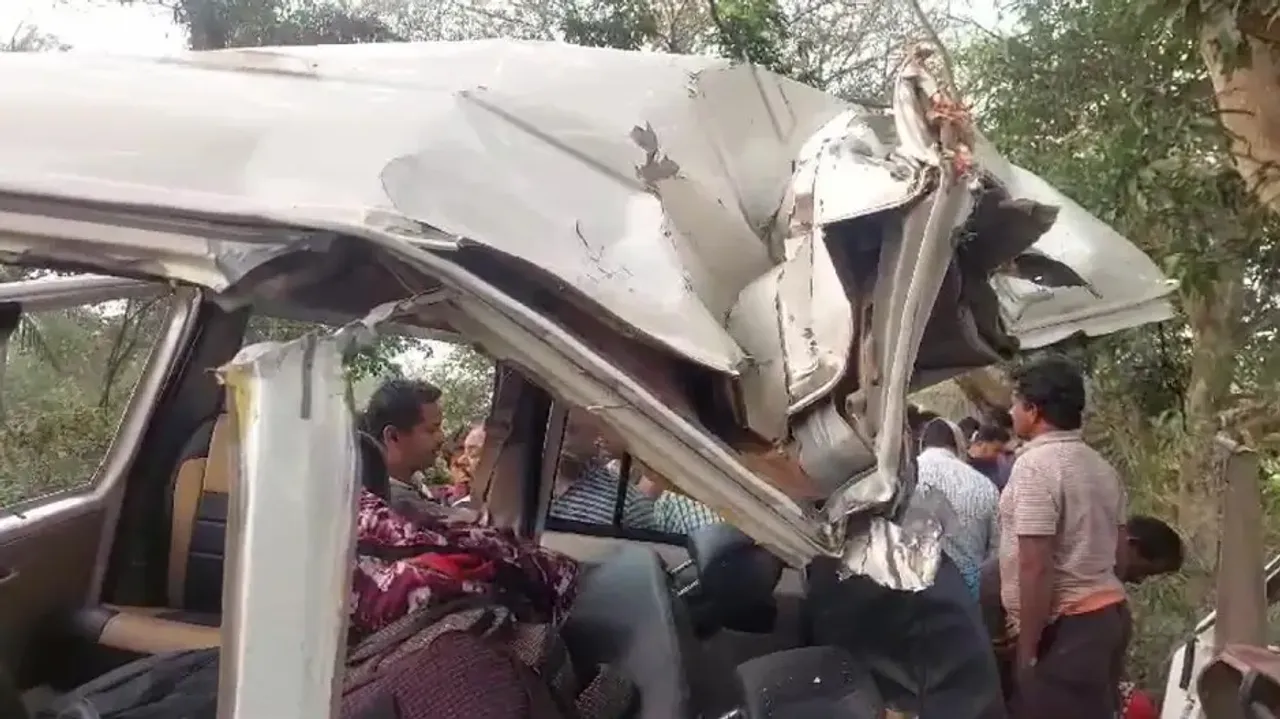 SUV crashes into tree in Kendrapara