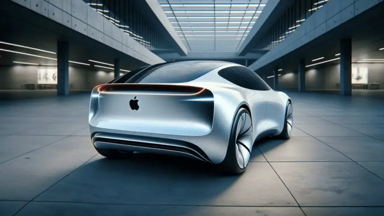 Rendered Image Of Apple Car