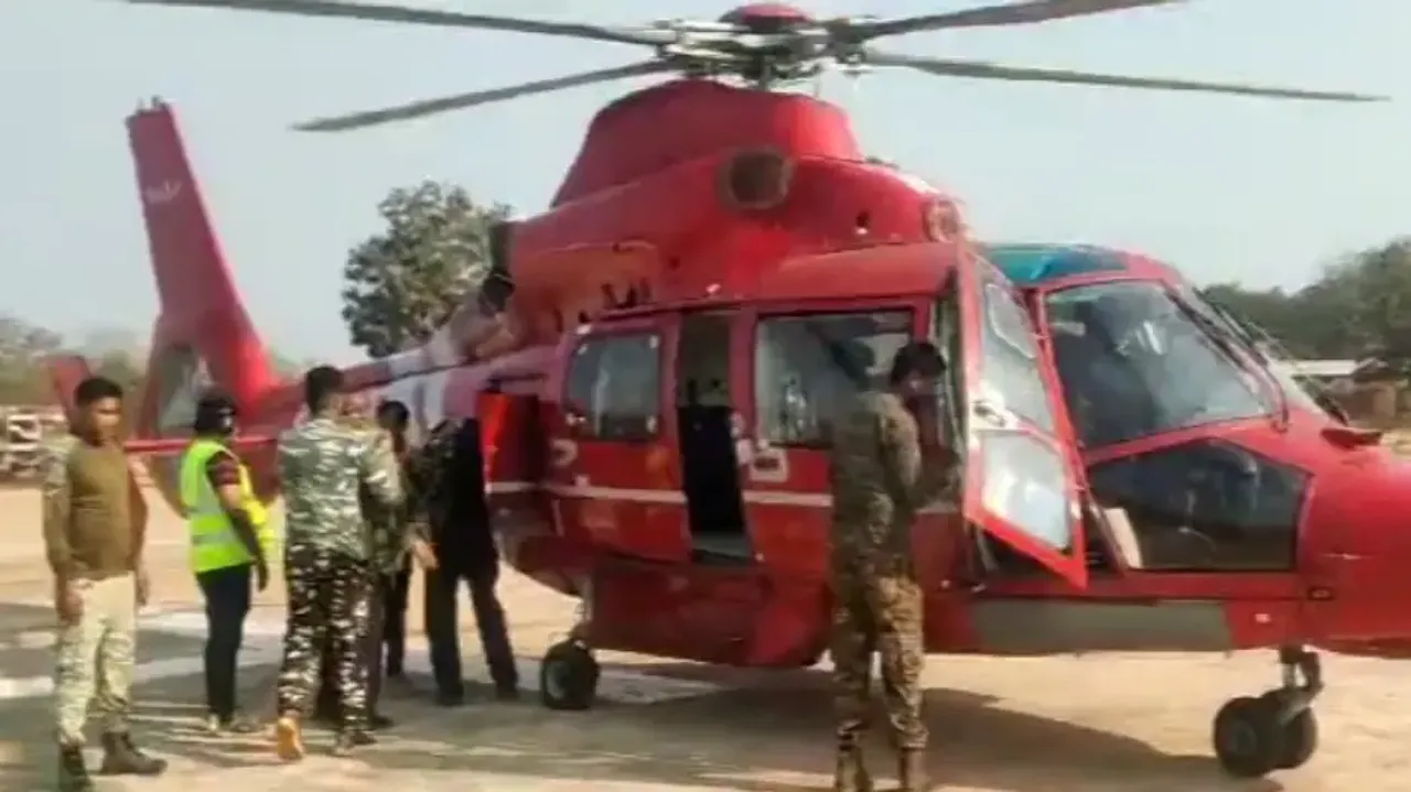 Question Paper Taken On Helicopter