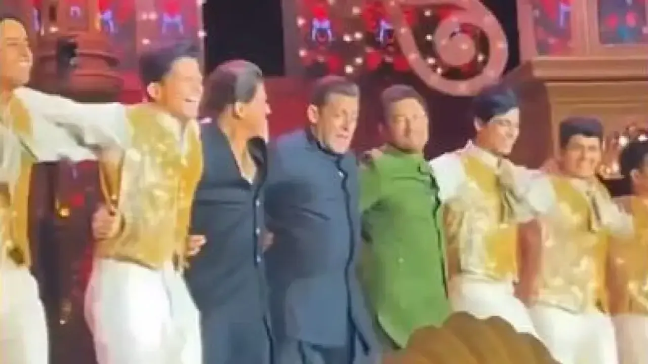 Superstar Shah Rukh Khan begins speech with ‘Jai Shree Ram’ during Anant Radhika pre-wedding bash