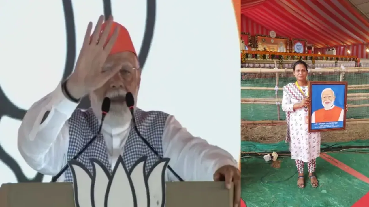 Paintings by two Odisha girls grab PM Modi’s attention at Jajpur rally