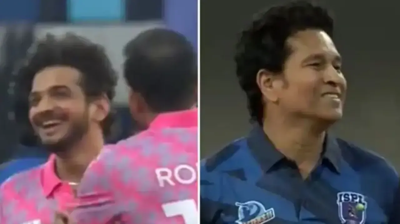  Bigg Boss fame Munawar Faruqui takes Sachin Tendulkar's wicket