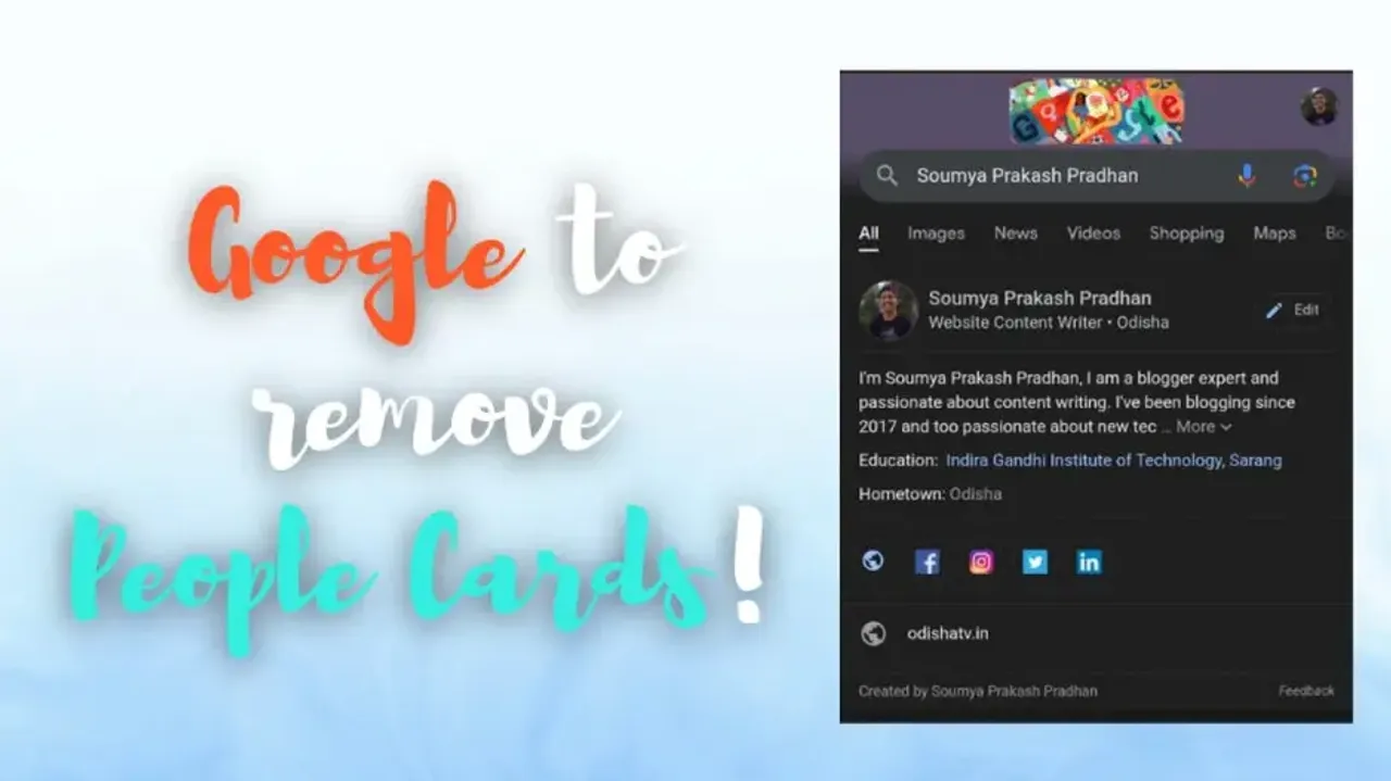 Google People cards