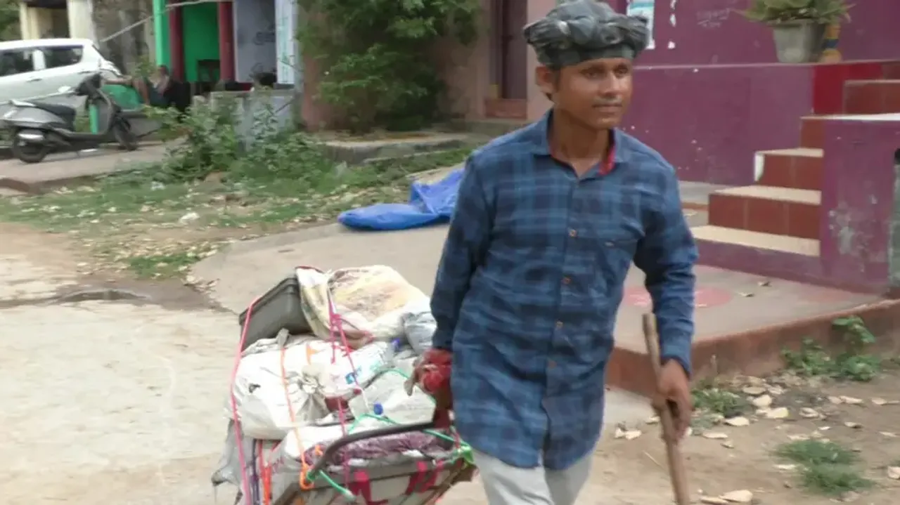 Divyang Youth Sells Incense Sticks