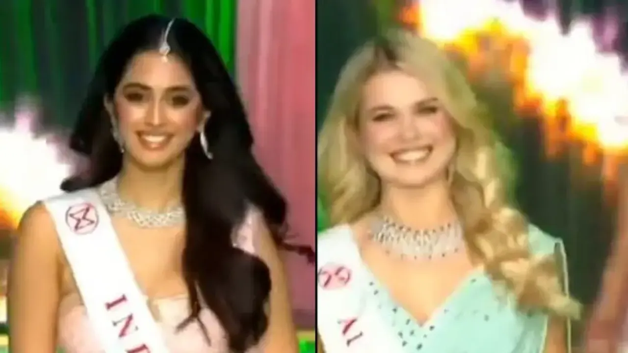 Miss Australia stuns everyone in saree at Miss World 2024 