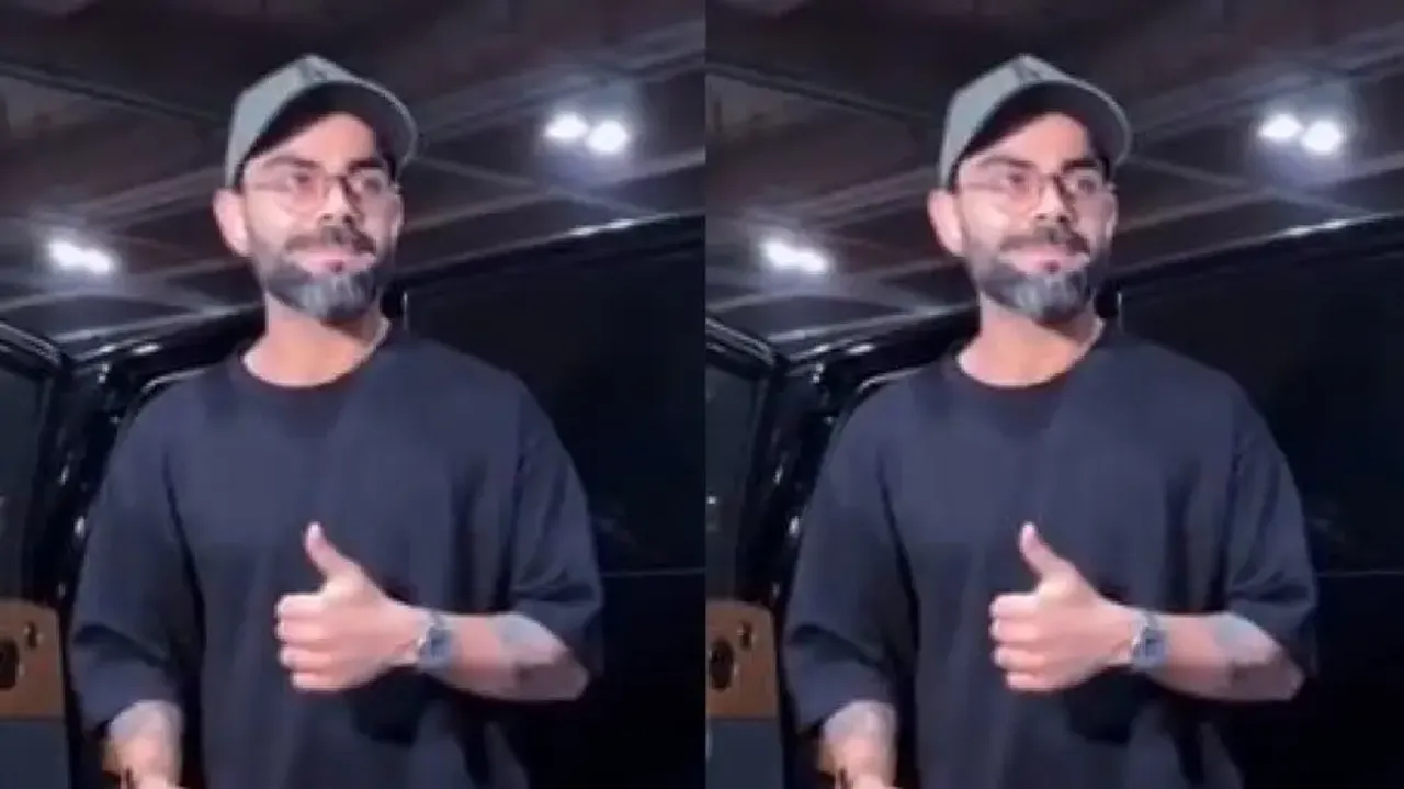 King Kohli back for cricketing duties, makes first public appearance after son Akaay’s birth