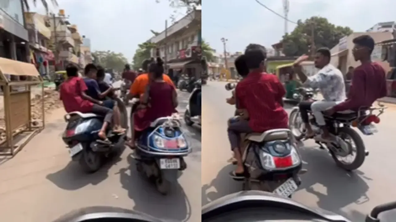 Viral video shows how friends leave