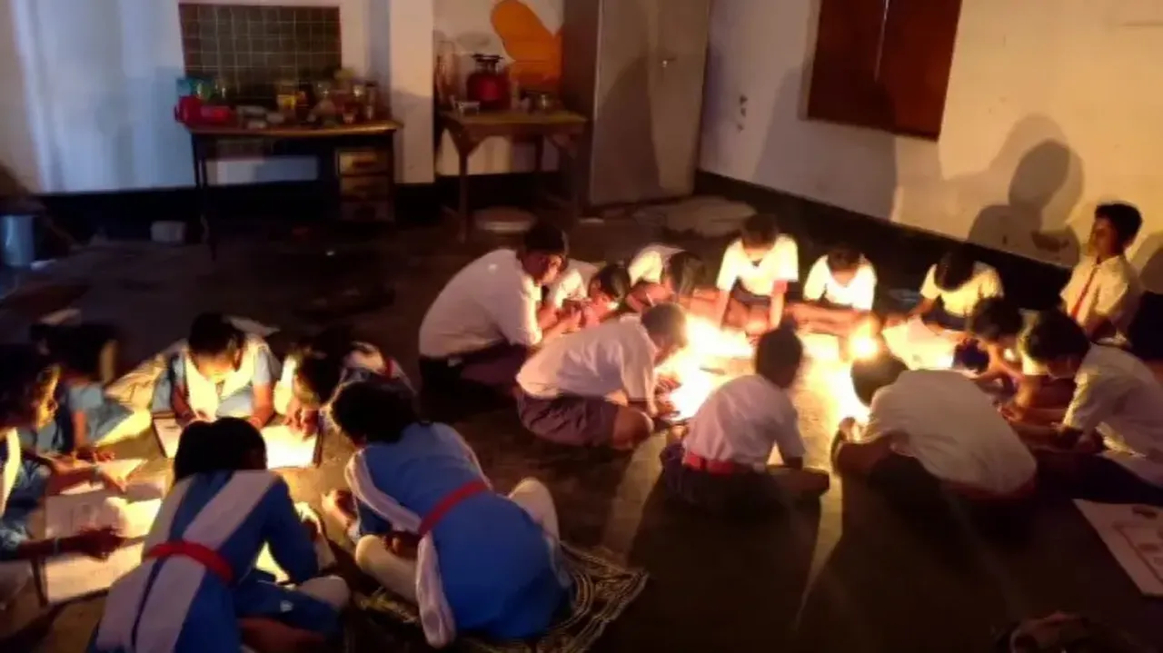 Students Writing Exams In School