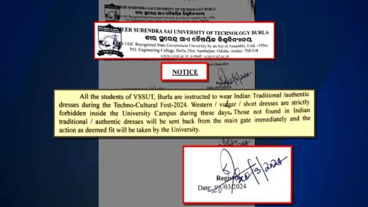 VSSUT Bans Western Dress During Fest