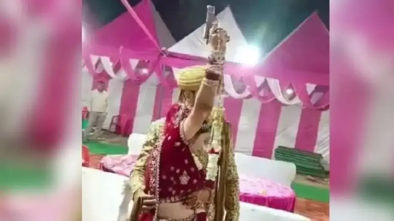 Bride turns ‘Revolver Rani’; opens fire, dances with pistol during her wedding