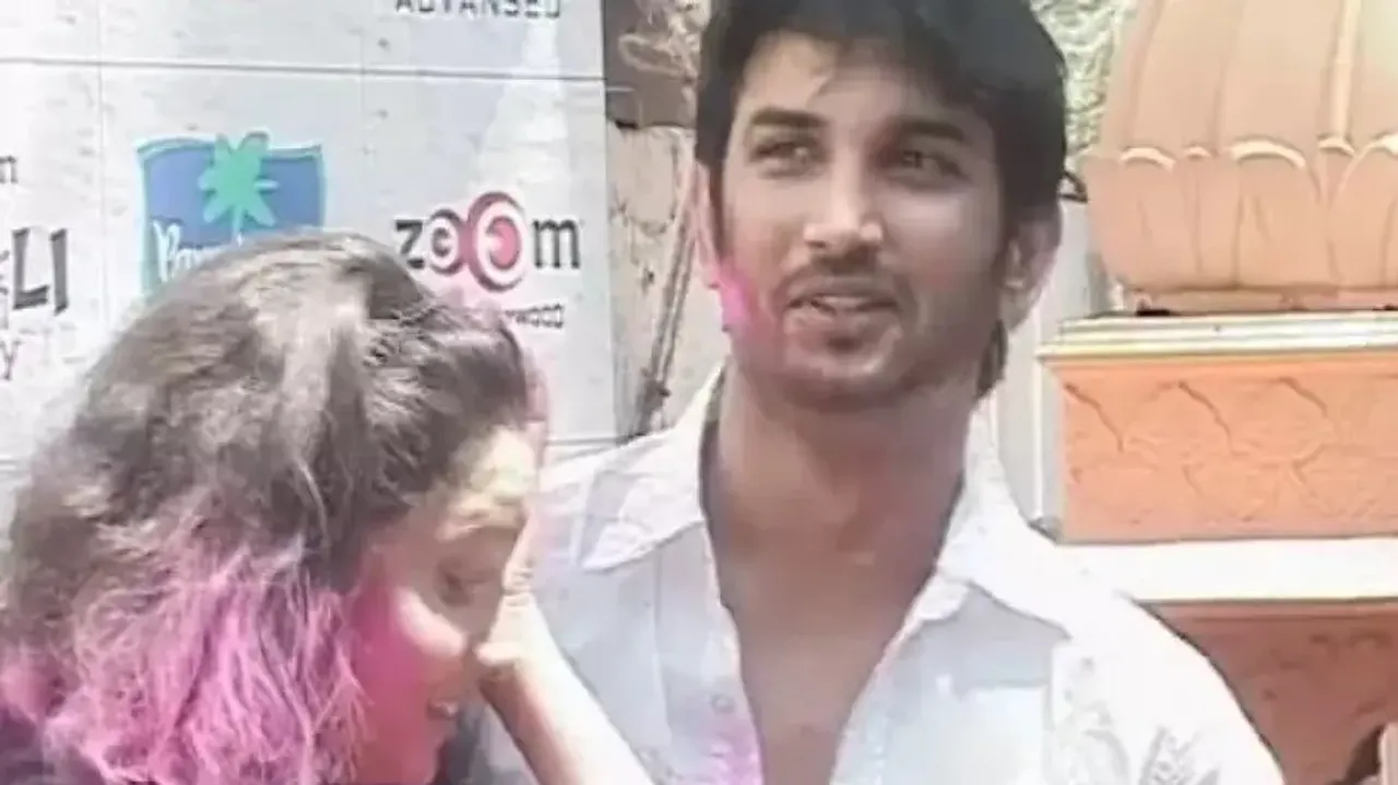 Unseen video of Sushant Singh Rajput playing Holi with Ankita Lokhande goes viral