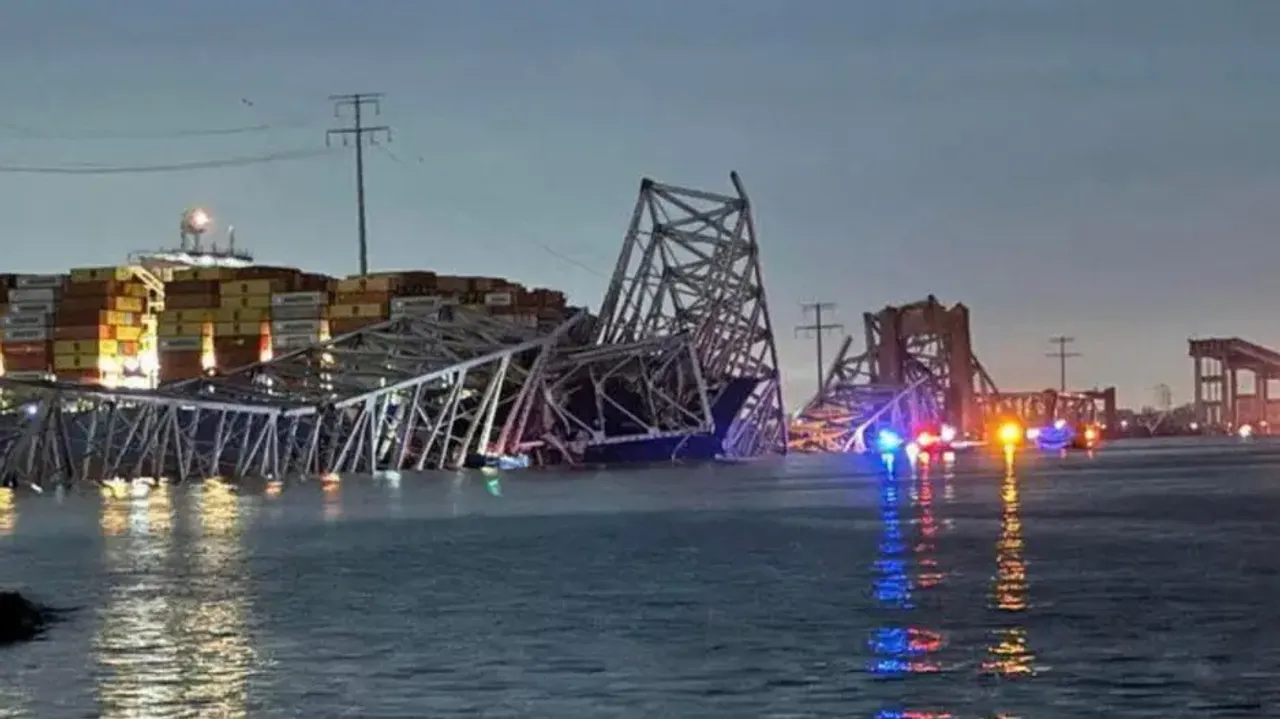 Baltimore bridge collapses after rammed by ship; 'mass casualties' feared