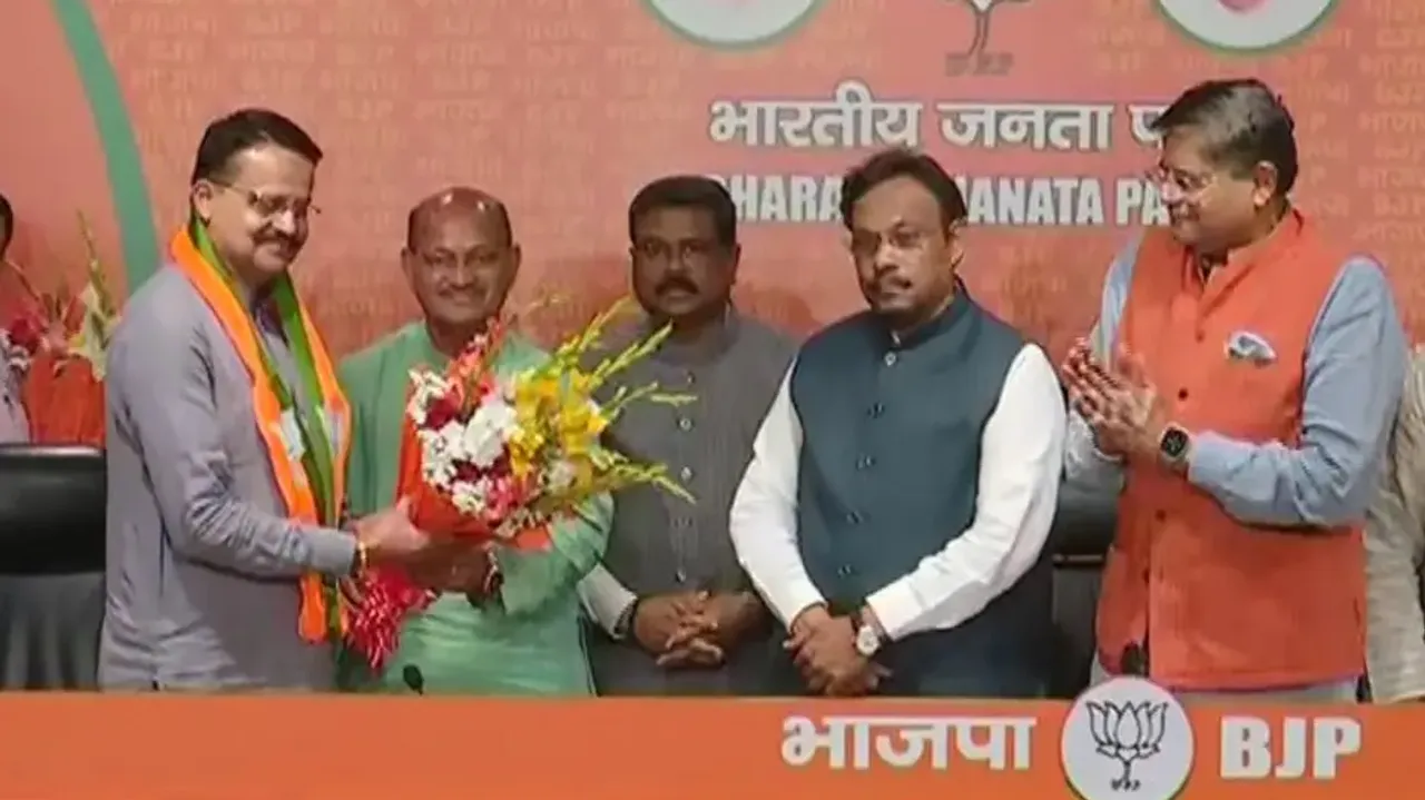 Six-time BJD MP Bhartruhari Mahtab joins BJP