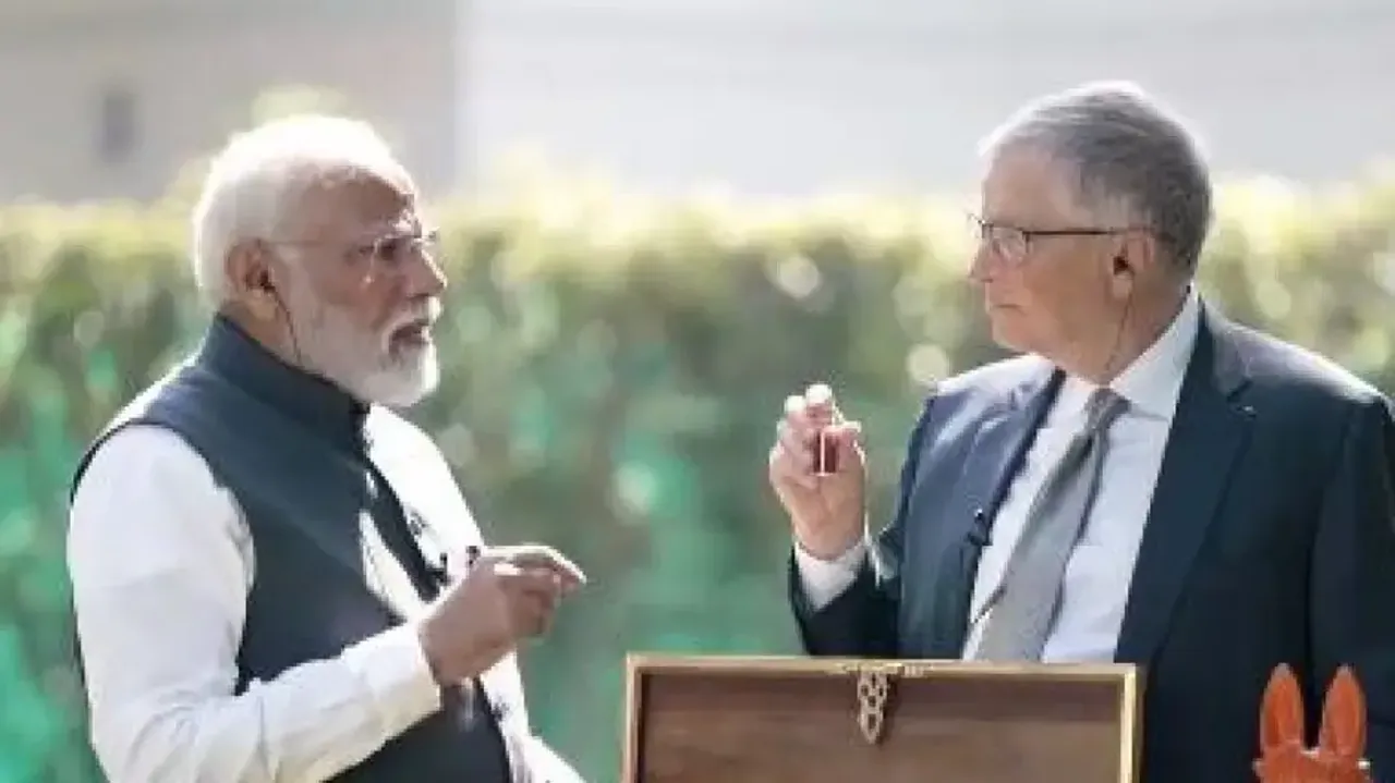 PM Modi and Bill Gates