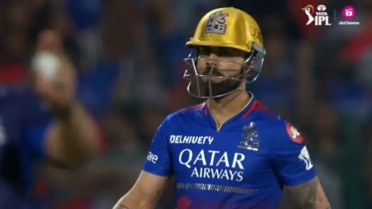 Virat Kohli's massive 6 off KKR's Rs 24.75 crore Mitchell Starc goes viral